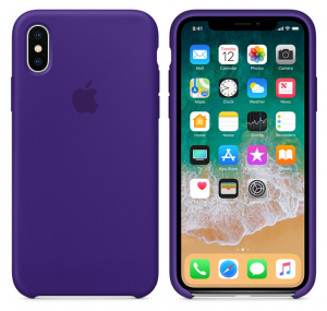 iPhone X Silicone Case Ultra Violet
