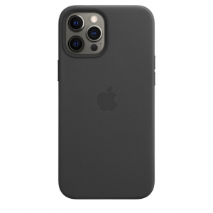 Leather Case iPhone 12 Pro Max Black Replica
