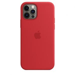 iPhone 12 | 12 Pro Silicone Case (PRODUCT)RED with MagSafe Replica