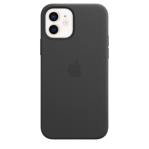 iPhone 12 | 12 Pro Leather Case Black with MagSafe Replica