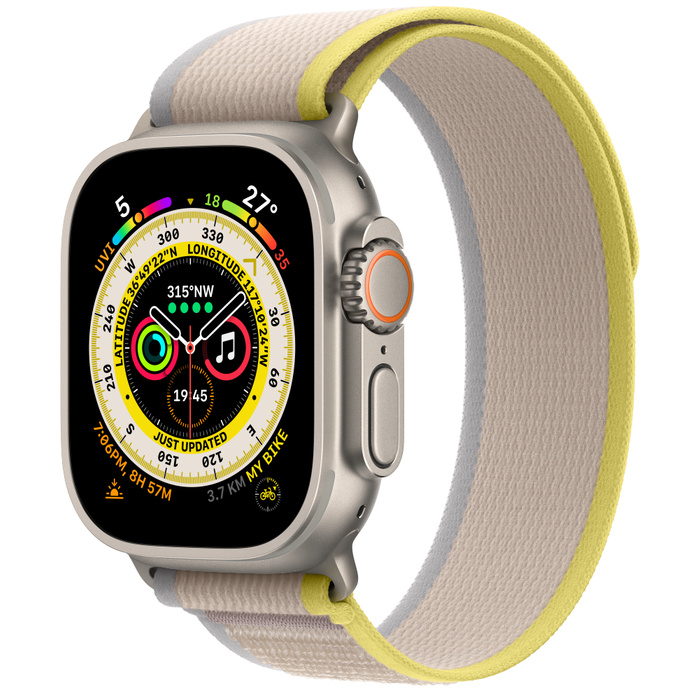 Apple Watch Ultra Yellow/Biegie Trail Loop