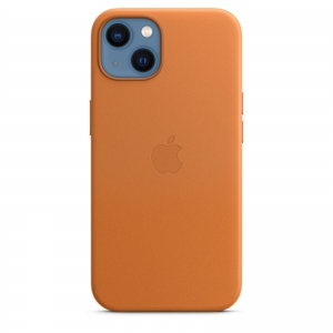 Ốp da iPhone 13 MagSafe Golden Brown Replica