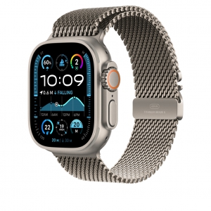 Dây Milanese Loop Titan tự nhiên chính hãng Apple