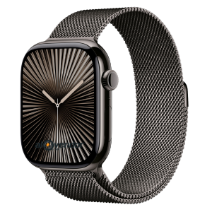 Apple Watch Series 10 Slate Titanium with Milanese Loop 46MM