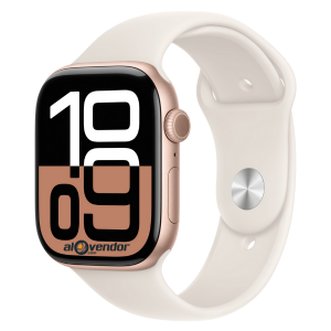 Apple Watch Series 10 Rose Gold with Sport Band Starlight 46MM GPS