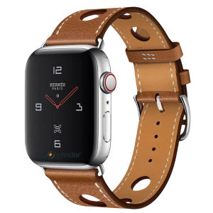 Dây Apple Watch Hermes Rallye Fauve Barenia Single Tour chính hãng