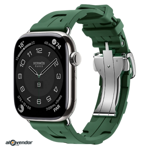 Dây Apple Watch Hermes Vert Moyen Kilim Single Tour chính hãng