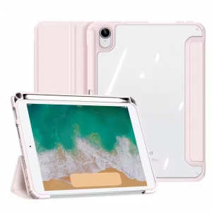 Bao da iPad Air 4/5/6/7 Hồng Nhạt Dux Ducis chính hãng