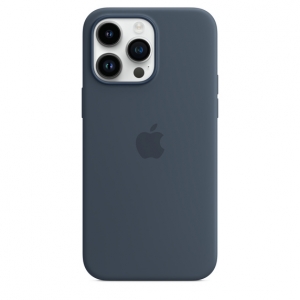Ốp Silicon iPhone 14 Pro Xanh Giông Tố MagSafe Replica