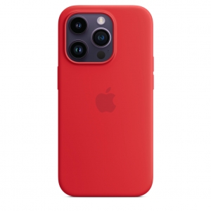 Ốp Silicon iPhone 14 Pro Đỏ MagSafe Replica