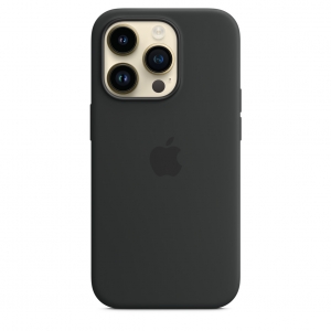 Ốp Silicon iPhone 14 Pro Đen MagSafe Replica 