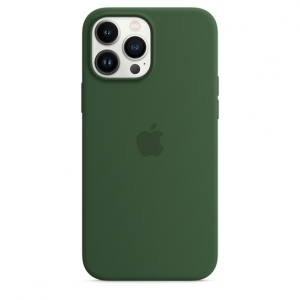 Ốp Silicon iPhone 13 Pro Max Xanh Rêu MagSafe Replica