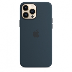 Ốp Silicon iPhone 13 Pro Max Xanh Navy MagSafe Replica