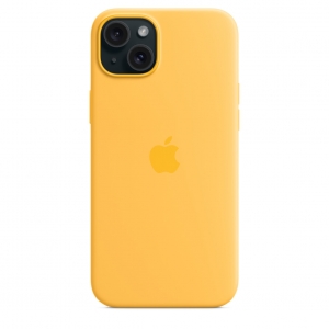 Ốp Silicon iPhone 15 Plus Vàng MagSafe Replica