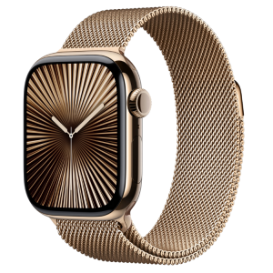 Dây Apple Watch Milanese Loop Gold Series 10 chính hãng