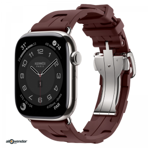 Dây Apple Watch Hermes Bordeaux Kilim Single Tour chính hãng