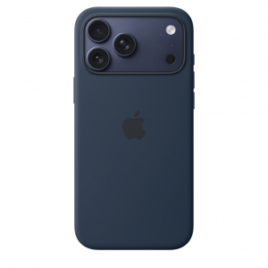 Ốp Lưng Silicon MagSafe iPhone 17 Pro Max Xanh Navy Chính Hãng