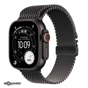 Apple Watch Ultra 3 Black Titanium Milanese Loop