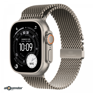 Apple Watch Ultra 3 Natural Titanium Milanese Loop