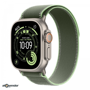 Apple Watch Ultra 3 Natural Titanium Trail Loop Xanh