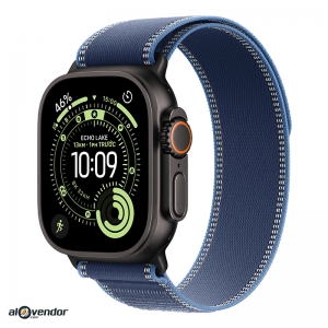 Apple Watch Ultra 3 Black Titanium Trail Loop Xanh Dương