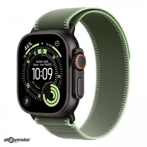 Apple Watch Ultra 3 Black Titanium Trail Loop Xanh