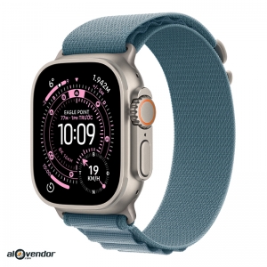 Apple Watch Ultra 3 Natural Titanium Alpine Loop Xanh Dương Nhạt