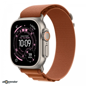 Apple Watch Ultra 3 Natural Titanium Alpine Loop Nâu Gốm