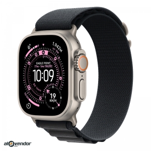 Apple Watch Ultra 3 Natural Titanium Alpine Loop Đen