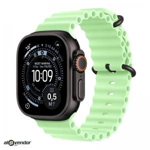 Apple Watch Ultra 3 Black Titanium Ocean Band Xanh Dạ Quang