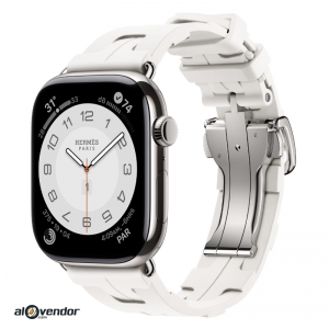 Apple Watch Hermès Series 11 46mm Blanc Kilim Single Tour