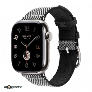 Apple Watch Hermès Series 11 42mm Noir Toile H Single Tour 