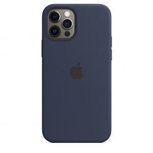 Ốp Lưng Silicon iPhone 12 Pro Max Xanh Navy Replica