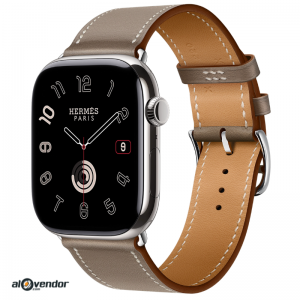 Dây Apple Watch Hermes Etoupe Swift Calfskin Single Tour chính hãng