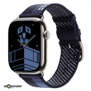 Dây Apple Watch Hermès Faubourg Party Bleu Nuit chính hãng