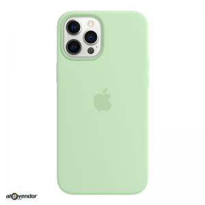 Ốp Lưng Silicon iPhone 12 Pro Max Xanh Mint Replica