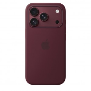 Ốp Lưng Silicon MagSafe iPhone 18 Pro Đỏ Burgundy chính hãng