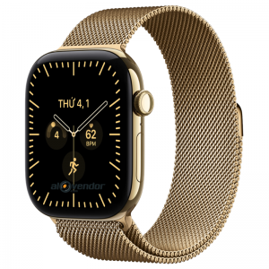 Apple Watch Series 12 Titan Gold 46mm Dây Milanese Loop chính hãng