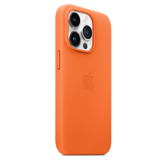 iPhone 14 Pro | 14 Pro Max Leather Case MagSafe Orange Replica