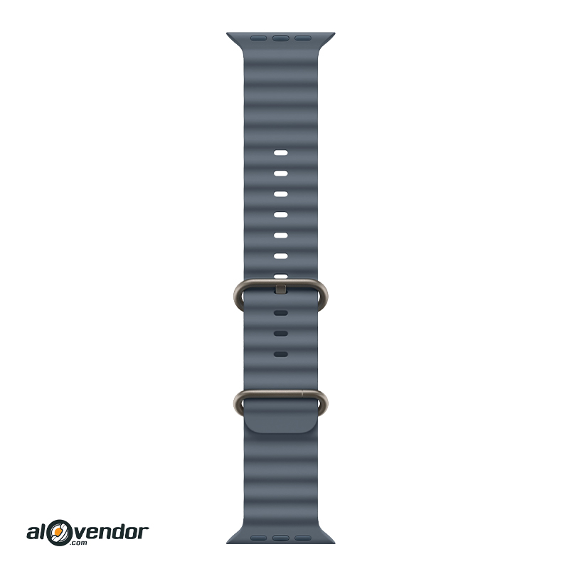 Apple Watch Ultra 3 Natural Titanium Ocean Band Xanh Mỏ Neo