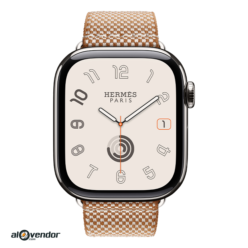 Apple Watch Hermès Series 11 42mm Gold Toile H Single Tour
