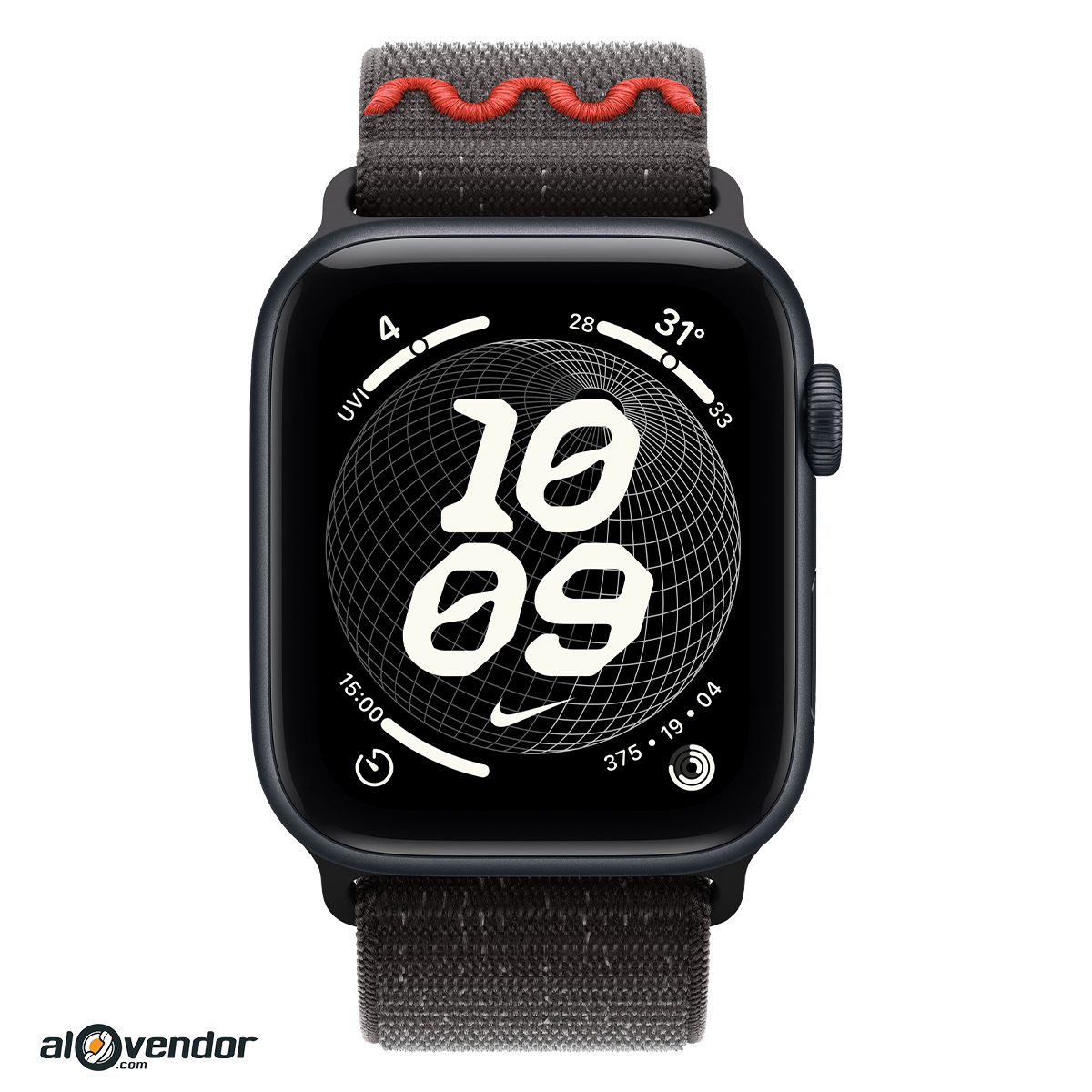 Apple Watch SE 3 44mm GPS Midnight Black Nike Sport Loop
