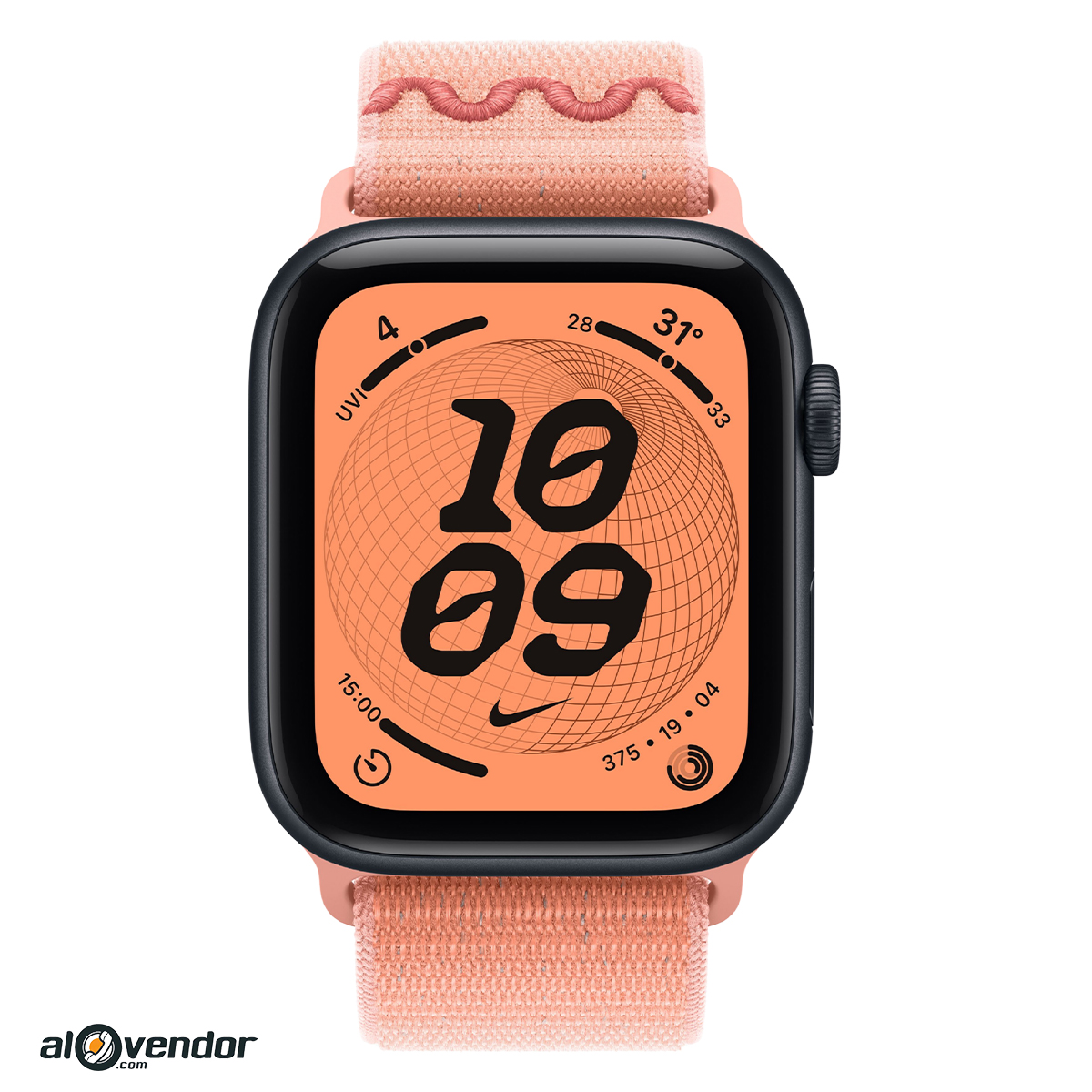 Apple Watch SE 3 44mm GPS Alpenglow Pink Nike Sport Loop