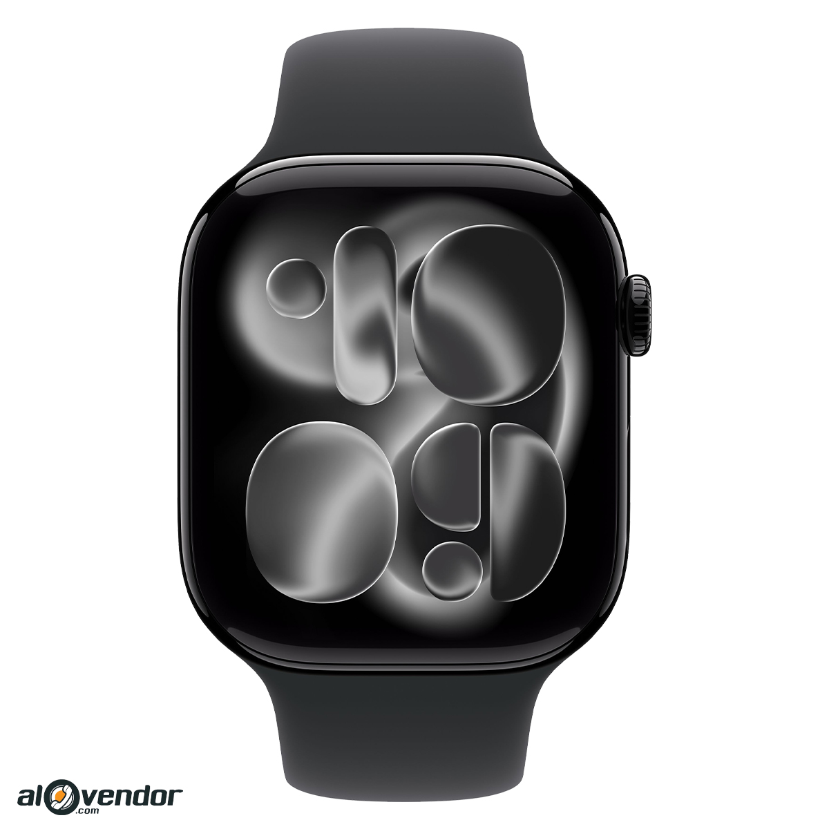 Apple Watch Series 11 46mm GPS Viền Jet Black Dây Cao Su Đen