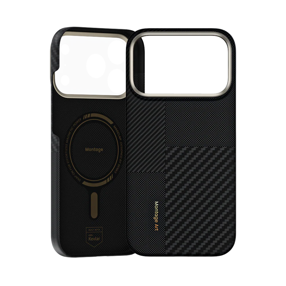 Ốp Lưng iPhone 17 Pro Max Sợi Kevlar MagSafe Montage ArmorAir