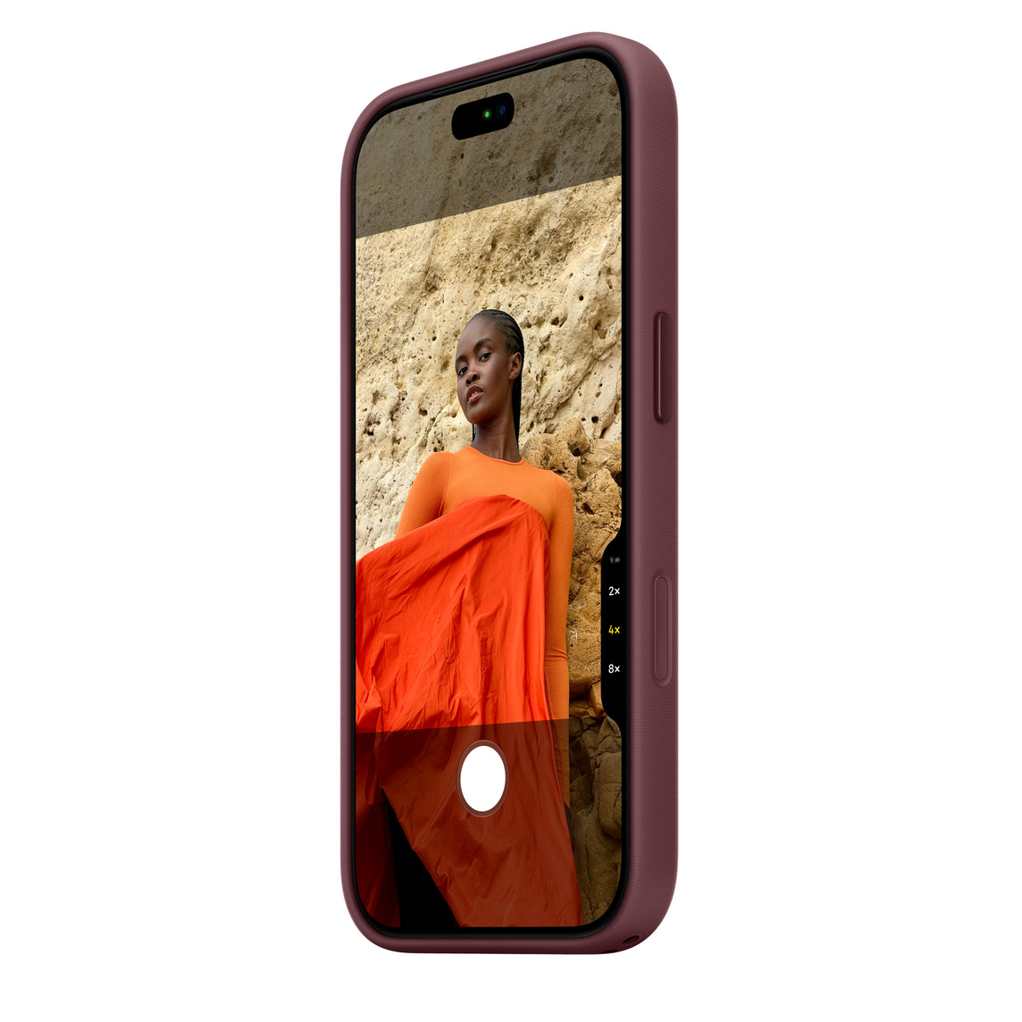 Ốp Lưng TechWoven iPhone 18 Pro Đỏ Burgundy Chính Hãng