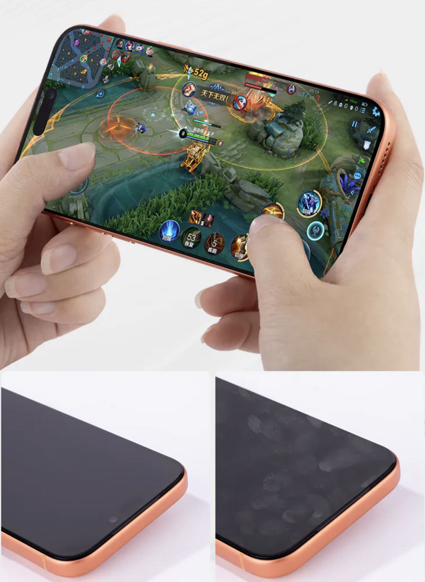 Dán cường lực iPhone 18 Pro Max chống vân tay chính hãng HODA